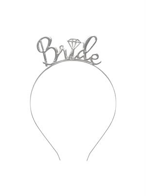 Bride Taç Bekarlığa Veda Parti Tacı Metal Gümüş