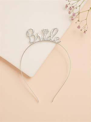 Bride Taç Bekarlığa Veda Parti Tacı Metal Gümüş