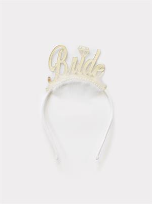 Bride Taç Bekarlığa Veda Parti Tacı İncili Altın Pleksi