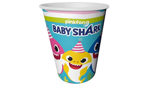 Baby Shark Parti Zamanı Bardak