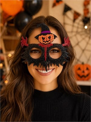 Balkabağı Figürlü Halloween Parti Gözlük – Cadılar Bayramı Kostüm Aksesuarı