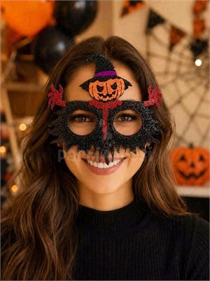 Balkabağı Figürlü Halloween Parti Gözlük – Cadılar Bayramı Kostüm Aksesuarı