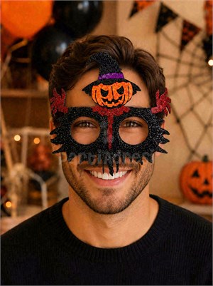Balkabağı Figürlü Halloween Parti Gözlük – Cadılar Bayramı Kostüm Aksesuarı