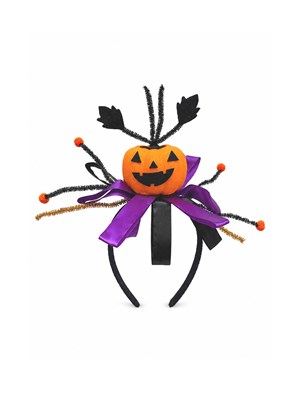Balkabağı Figürlü Halloween Taç – Cadılar Bayramı Saç Kostüm Aksesuarı