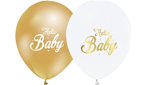 Balon Lisanslı Hello Baby 10'Lu