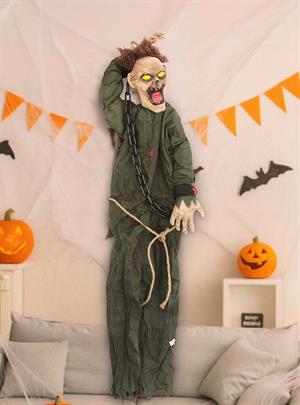Cadılar Bayramı Zombi Figürlü Asılabilir Halloween Hareketli Parti Dekoru 120 cm