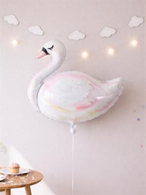Beyaz Kuğu Folyo Balon – Bekarlığa Veda & Doğum Günü 86 cm