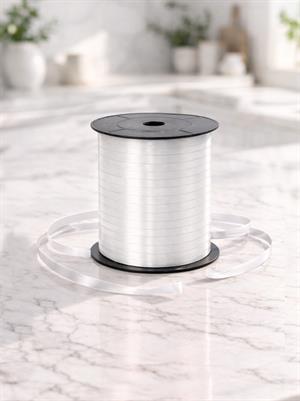 Beyaz Rafya Kurdele – Hediye Paketleme Balon Bağlama Şeridi 5 mm 8 Mt