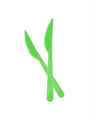 Plastik Bıçak Açık Yeşil 25Li