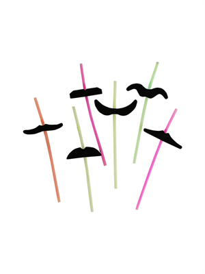 Bıyıklı Pipet 6Lı