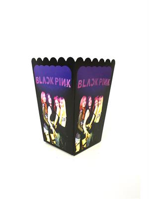 Black Pink Temalı Patlamış Mısır Kutusu Popcorn Kutusu