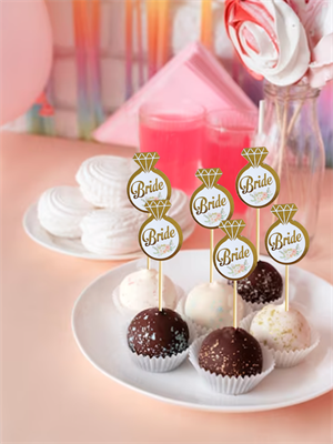 Bride To Be Bekarlığa Veda Partisi Cupcake Kürdanı 10 lu