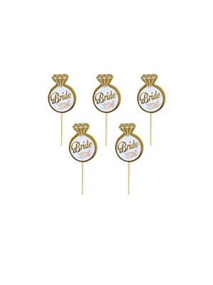 Bride To Be Bekarlığa Veda Partisi Cupcake Kürdanı 10 lu