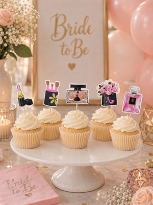 Bride To Be Kürdan Süslü Cupcake Kürdanı Pasta Süsü 10lu