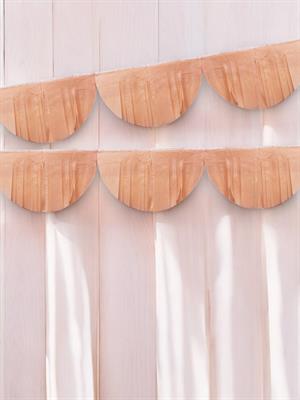 Dekoratif Püskül Süs Parti Arka Plan Süsü Somon