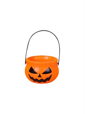 Cadılar Bayramı Balkabağı Şeker Kovası Halloween Parti Dekorasyonu 15 cm