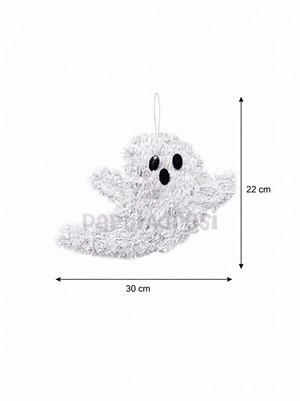 Cadılar Bayramı Asılabilir Hayalet Süs – Halloween Parti Dekoru Beyaz 22 cm