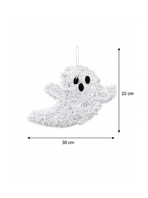Cadılar Bayramı Asılabilir Hayalet Süs – Halloween Parti Dekoru Beyaz 22 cm