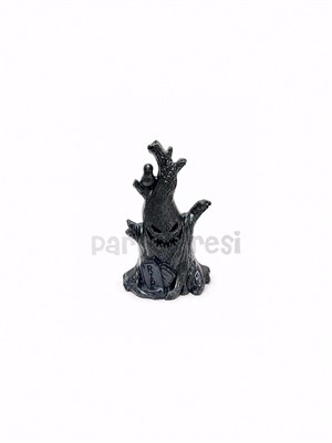 Cadılar Bayramı Korku Ağacı LED Işıklı Mum – Halloween Parti Masa Dekoru 12 cm