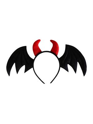 Cadılar Bayramı Şeytan Mızrağı Yarasa Taç Set Halloween Parti Aksesuarı 