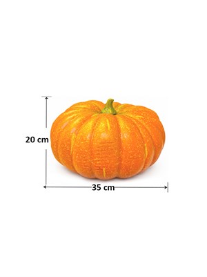 Cadılar Bayramı Yapay Balkabağı Halloween Parti Dekorasyonu 35 cm