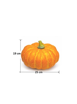 Cadılar Bayramı Yapay Balkabağı Halloween Parti Dekorasyonu 25 cm