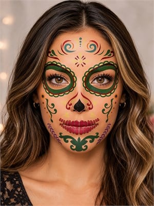 Cadılar Bayramı Yüz Dövmesi Halloween Parti Aksesuarı Dövme