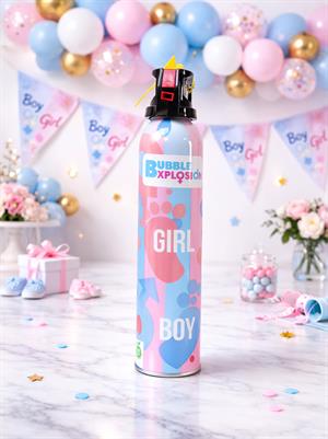 Cinsiyet Belirleme Partisi Cinsiyet Belirleme Tüpü Baby Shower Toz Boya Tüpü Pembe