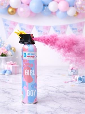Cinsiyet Belirleme Partisi Cinsiyet Belirleme Tüpü Baby Shower Toz Boya Tüpü Pembe