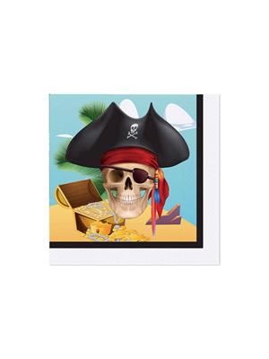 Korsan Temalı Peçete Doğum Günü Parti Peçetesi