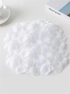 Beyaz Gül Yaprağı Sevgililer Günü Romantik Süsleme Dekor 