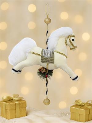 Dekoratif Atlı Karınca Altın Şerit Detaylı Dekor Süsü