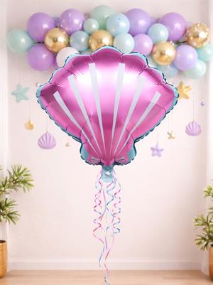 Deniz Kabuğu Folyo Balon 51X54,5Cm
