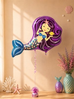 Deniz Kızı Folyo Balon 30