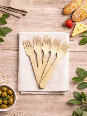 Doğa Dostu Ahşap Çatal 50li 