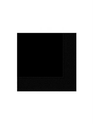 Düz Renk Peçete 20Li Siyah