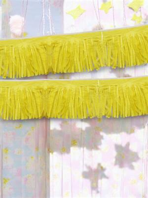 Dekoratif Püskül Süs Parti Arka Plan Süsü Sarı