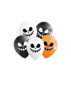 Cadılar Bayramı Temalı Balon Halloween Parti Balonu 12 inc 25li