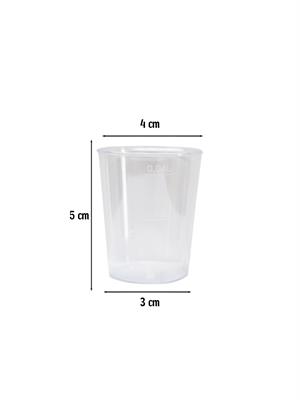 Plastik Shot Bardağı Mini Bardak 40 cc 20li