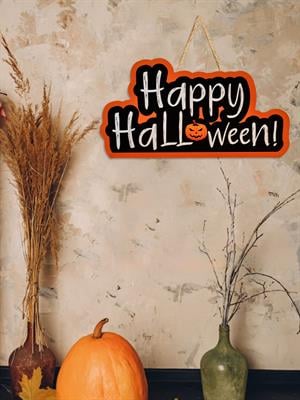 Ahşap Happy Halloween Yazısı 30x1,2x16 Cm