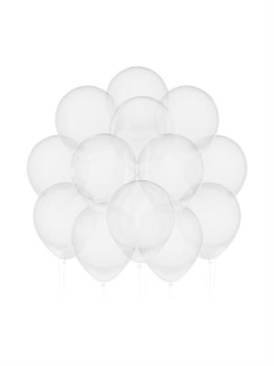 Şeffaf Sade Balon 10lu 12