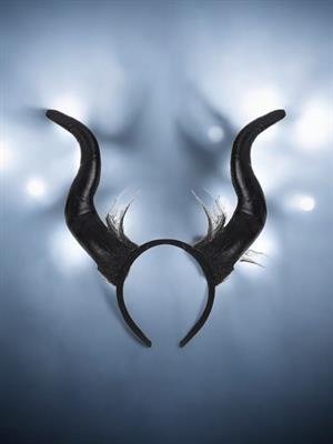 Malefiz Tacı Boynuzlu Maleficent Taç Cadılar Bayramı Parti Aksesuarı