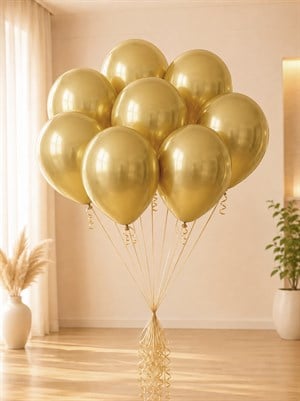 Gold Krom Balon 12 inc 50li