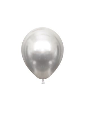 Gümüş Krom Balon 12 inc 50li