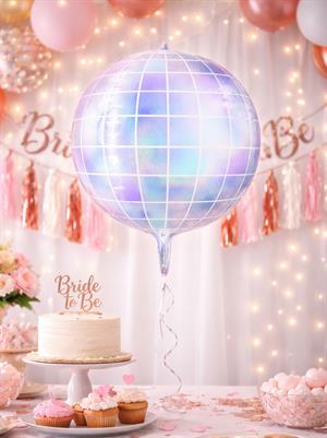 Hologram Efektli Disko Topu Folyo Balon – Bekarlığa Veda & Doğum Günü 55 cm