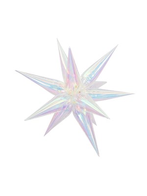 Hologram Kutup Yıldızı Folyo Balon Parti Balonu 60 cm