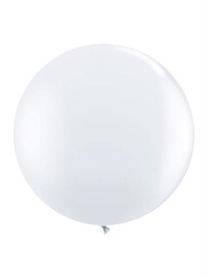 Jumbo Lateks Balon Beyaz 24