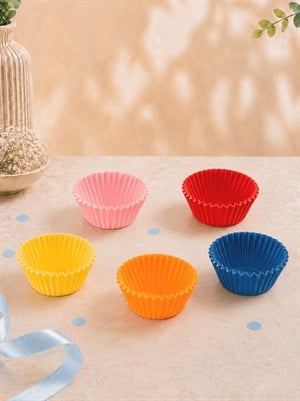 Karışık Renkli Kek Kapsülü Cupcake ve Muffin Kağıdı No: 3 750 Adet