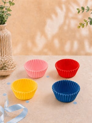 Karışık Renkli Kek Kapsülü Cupcake ve Muffin Kağıdı No: 4 600 Adet