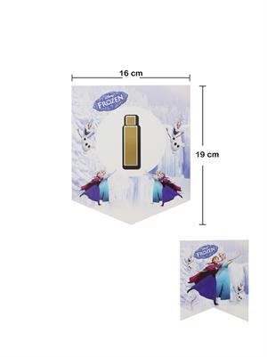 Karlar Ülkesi (Frozen) Temalı İyi Ki Doğdun Banner – Kız Çocuk Doğum Günü Dekoru